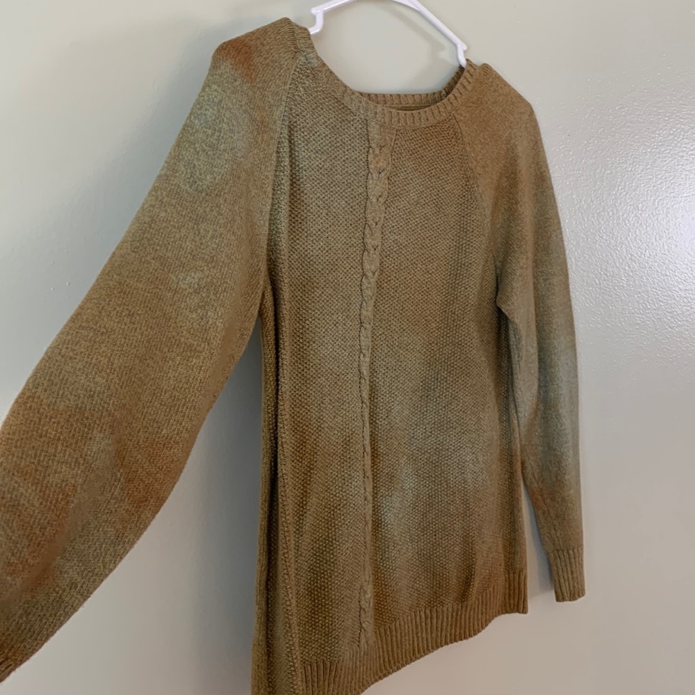 Tye dye naturalistic sweater